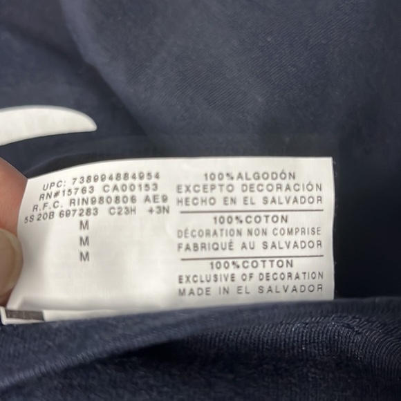 Champion Big C Script Logo Graphic T-Shirt Navy Blue Men’s Size M NWT - Picture 6 of 6